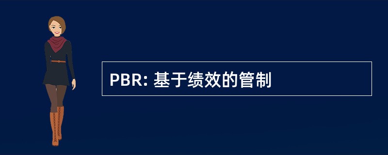 PBR: 基于绩效的管制