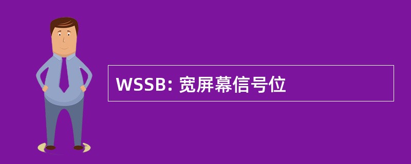 WSSB: 宽屏幕信号位