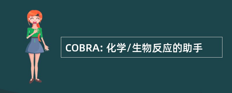 COBRA: 化学/生物反应的助手