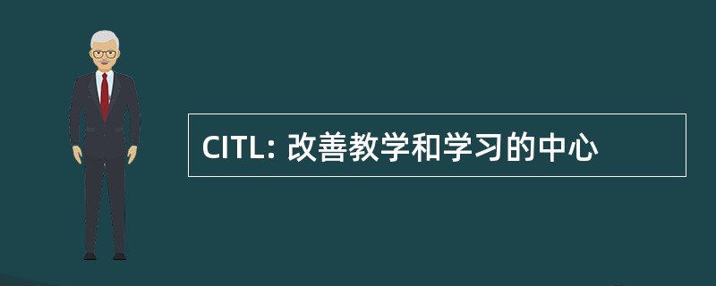 CITL: 改善教学和学习的中心