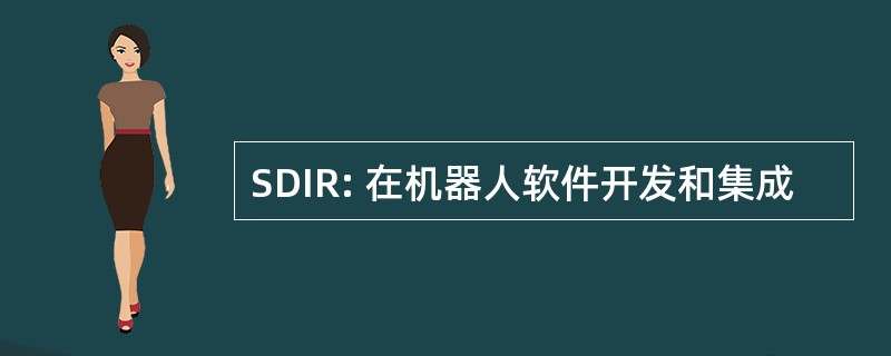 SDIR: 在机器人软件开发和集成