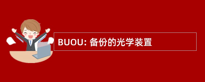 BUOU: 备份的光学装置