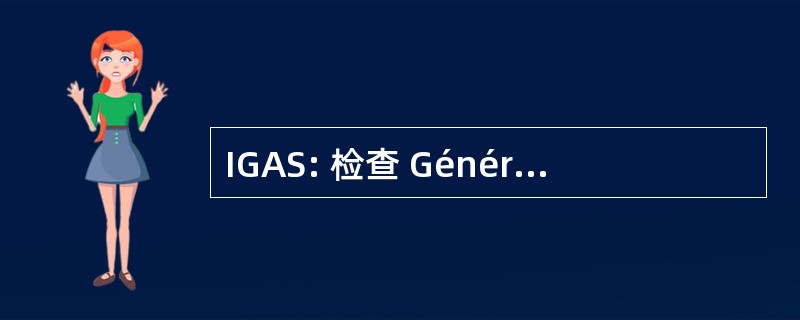 IGAS: 检查 Générale des 代办社会