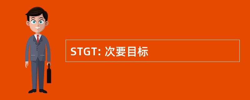 STGT: 次要目标