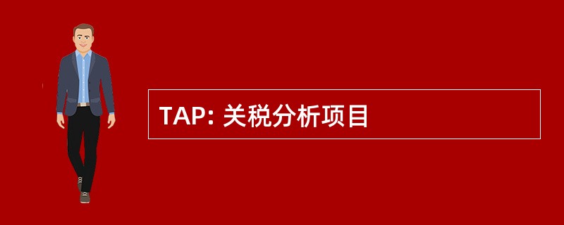 TAP: 关税分析项目