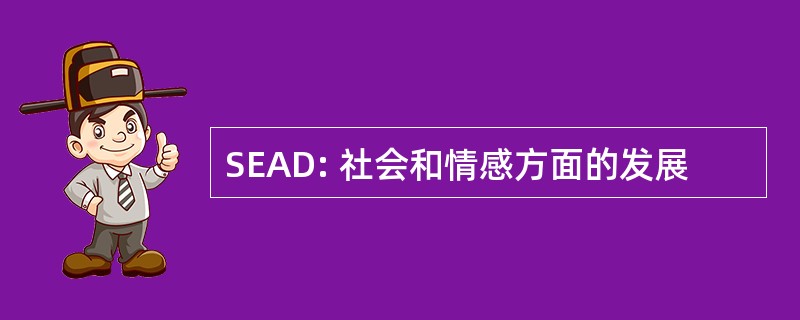 SEAD: 社会和情感方面的发展