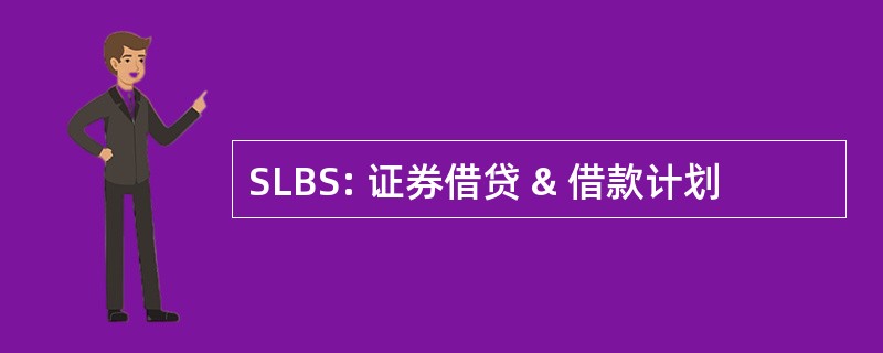 SLBS: 证券借贷 & 借款计划