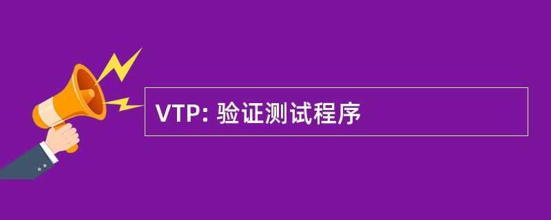 VTP: 验证测试程序