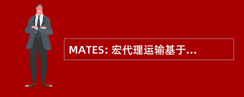 MATES: 宏代理运输基于事件的模拟器