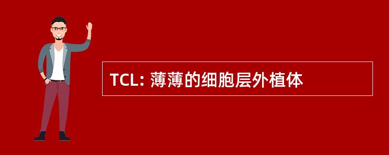 TCL: 薄薄的细胞层外植体