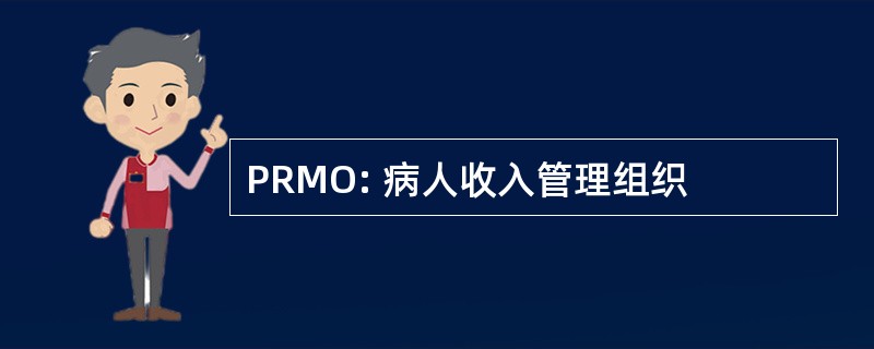 PRMO: 病人收入管理组织