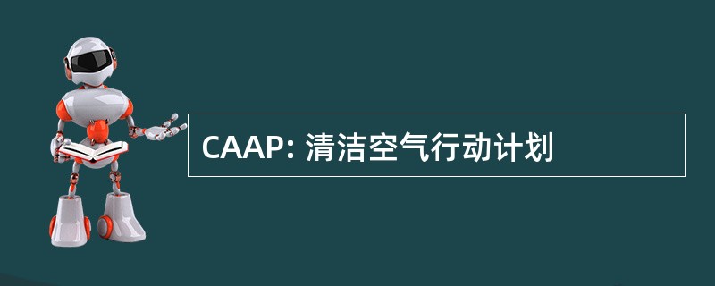 CAAP: 清洁空气行动计划