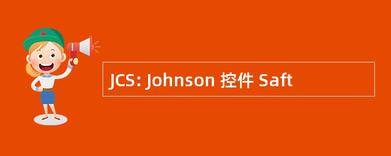 JCS: Johnson 控件 Saft