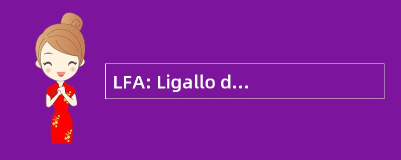 LFA: Ligallo de Fablans de l&#039;Aragones