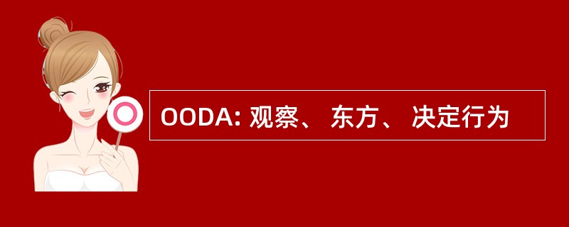 OODA: 观察、 东方、 决定行为