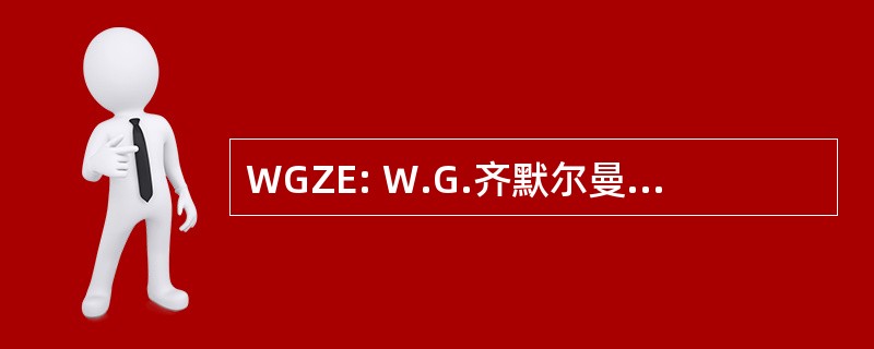 WGZE: W.G.齐默尔曼工程有限公司