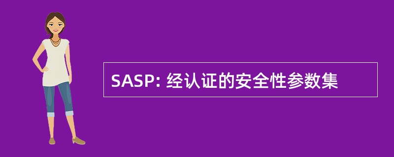 SASP: 经认证的安全性参数集