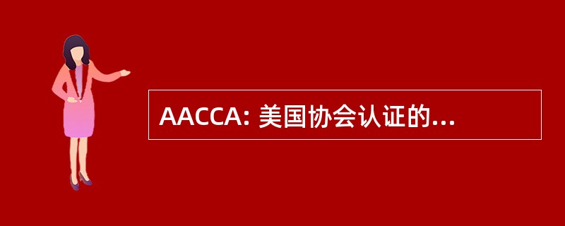 AACCA: 美国协会认证的程序员和审计