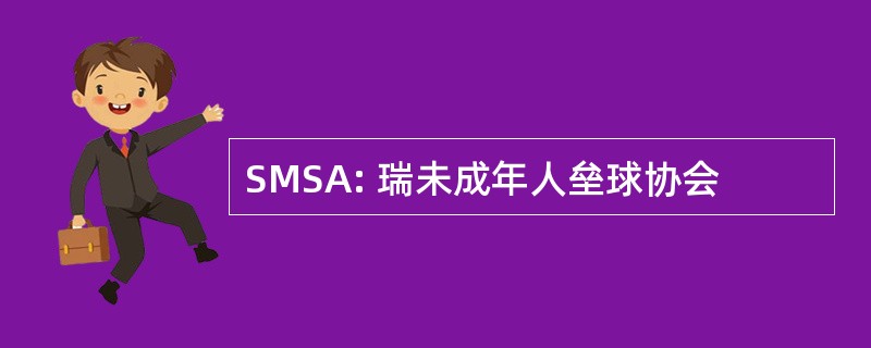 SMSA: 瑞未成年人垒球协会