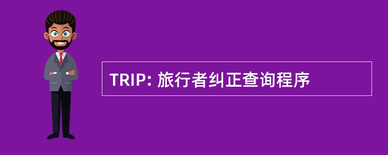 TRIP: 旅行者纠正查询程序