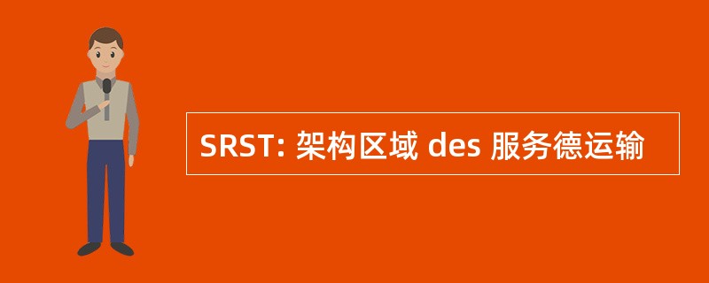 SRST: 架构区域 des 服务德运输