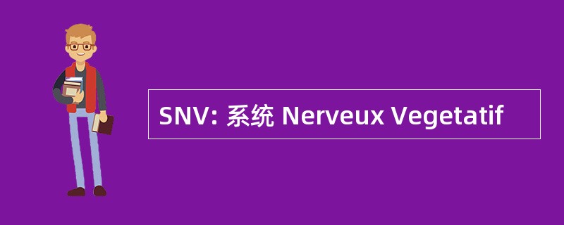 SNV: 系统 Nerveux Vegetatif