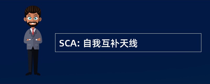 SCA: 自我互补天线