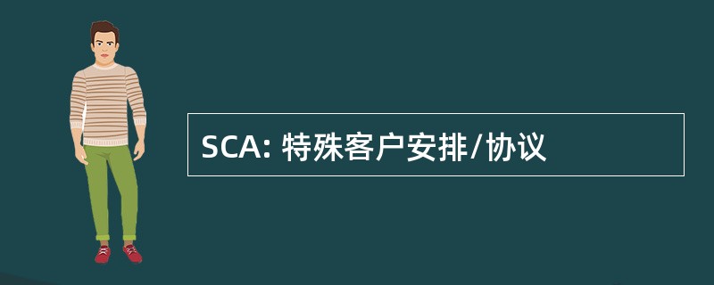 SCA: 特殊客户安排/协议