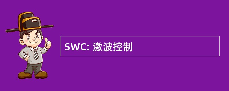 SWC: 激波控制