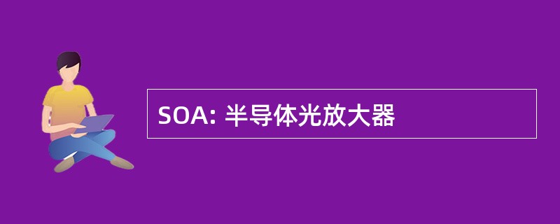 SOA: 半导体光放大器