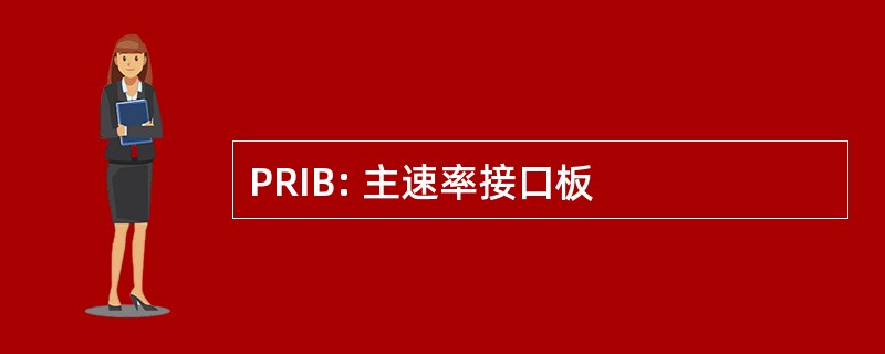 PRIB: 主速率接口板