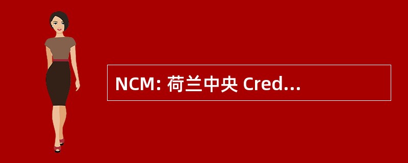 NCM: 荷兰中央 Credietverzekering 公司