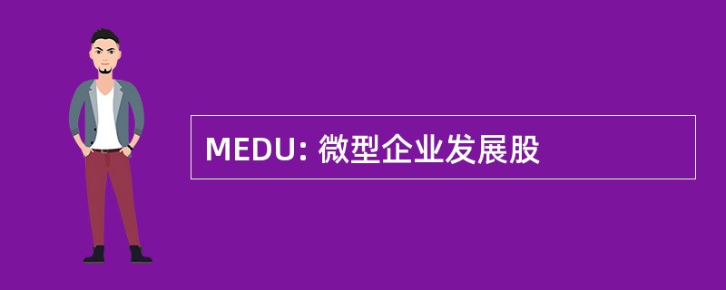 MEDU: 微型企业发展股