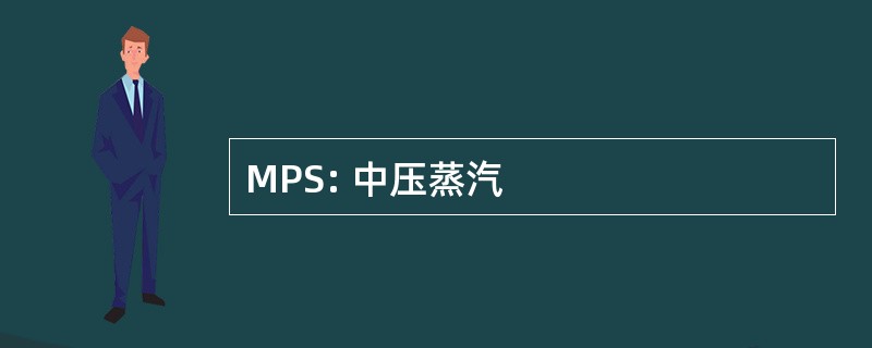 MPS: 中压蒸汽