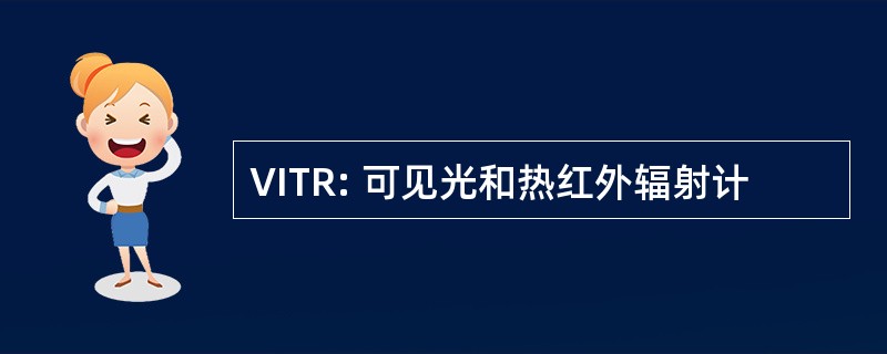 VITR: 可见光和热红外辐射计