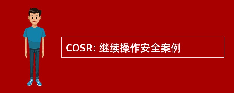 COSR: 继续操作安全案例