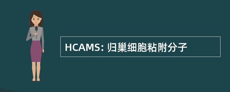 HCAMS: 归巢细胞粘附分子