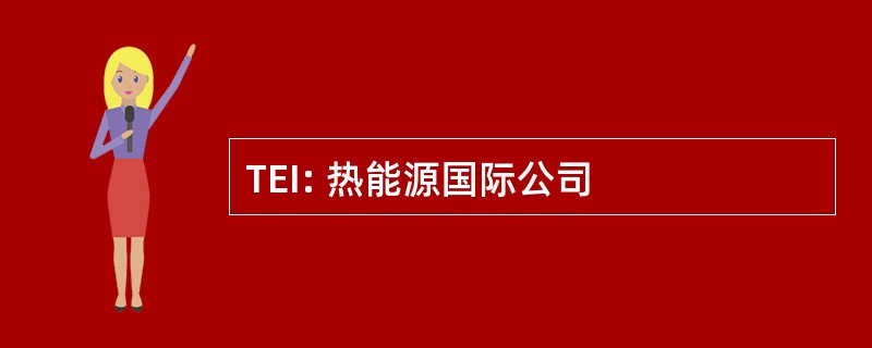 TEI: 热能源国际公司