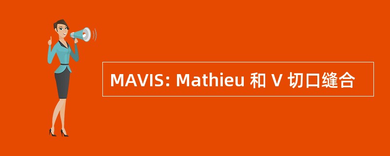 MAVIS: Mathieu 和 V 切口缝合