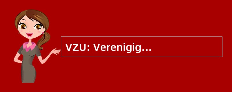 VZU: Verenigig van Zelfstandige Uitgevers