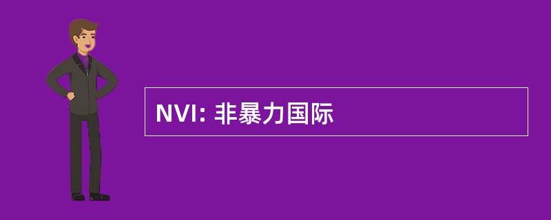 NVI: 非暴力国际