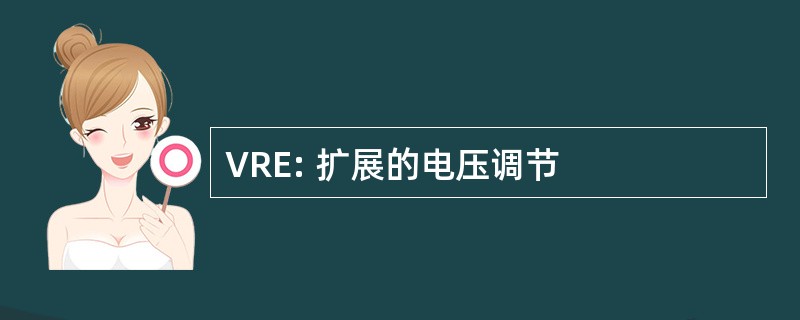 VRE: 扩展的电压调节