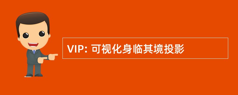 VIP: 可视化身临其境投影