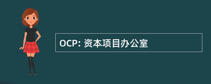 OCP: 资本项目办公室