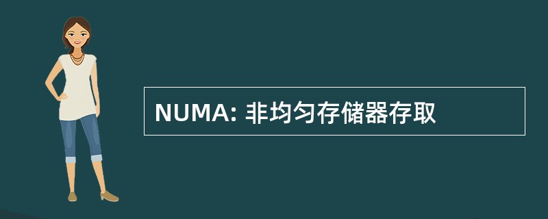 NUMA: 非均匀存储器存取