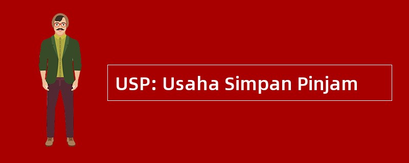 USP: Usaha Simpan Pinjam