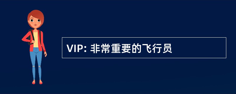 VIP: 非常重要的飞行员