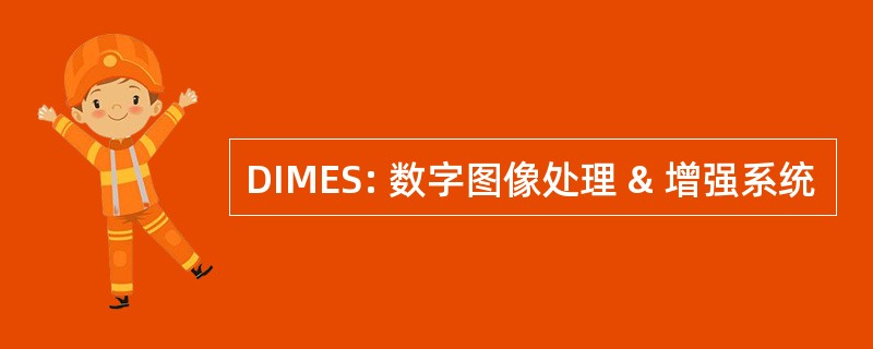 DIMES: 数字图像处理 & 增强系统