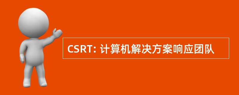 CSRT: 计算机解决方案响应团队