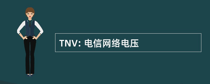 TNV: 电信网络电压